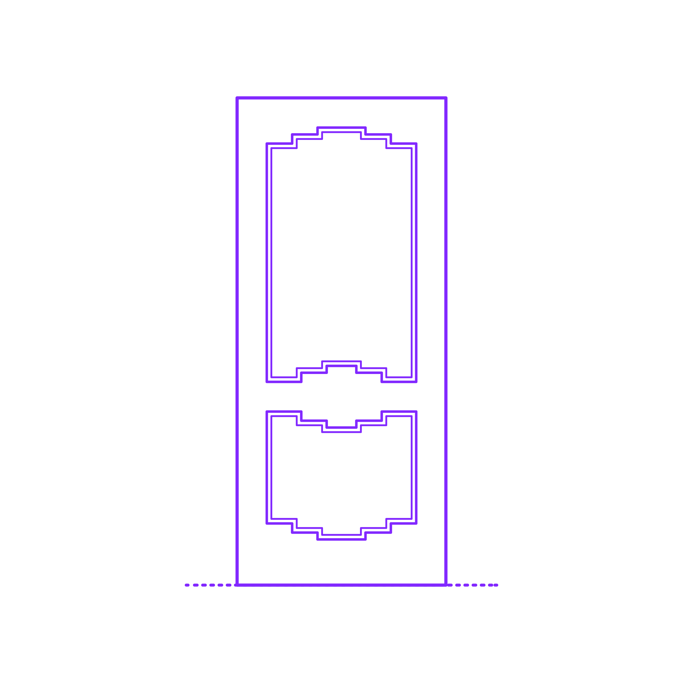 Buildings Exterior Doors Solid Entry Door Ornate 2 Panels Stepped Sticker Outline Svg File Free Vectors